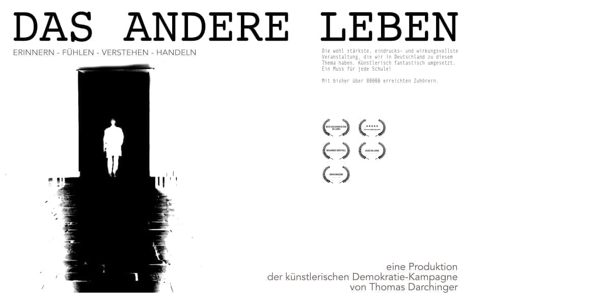 Tickets Das andere Leben, Live Hörspiel mit Thomas Darchinger und Wolfgang Lackerschmid in München